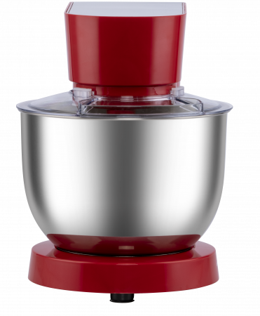 STARCREST Stand Mixer SKM-1500RD, 1500W, 5.5 L Stainless Steel Bowl, 5 Accessories, 6 Speeds + Pulse, Metal Gears, Red & Stainless Steel [6]