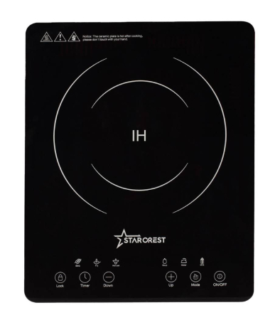 Large Appliances - Starcrest built-in induction hob SIH-T2000, 2000 W, touch control, 6 cooking functions, ultra slim design