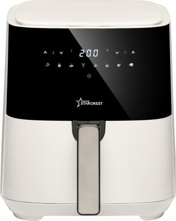 STARCREST, Digital Air Fryer XL SFR-5252WH, 1450 W, 5 Liters, Thermostat 80 - 200 °C, 8 Preset Programs, White [0]