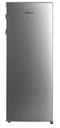 Refrigeration Appliances - STARCREST Freezer SUF-160SI, 160 L, Energy Class E, Adjustable Thermostat, Reversible Doors, Height 142 cm, Silver
