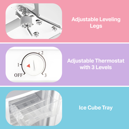 STARCREST Freezer SUF-86SI, Class E, 80 L Capacity, 3 Drawers, Height 84.5 cm, Gray [5]