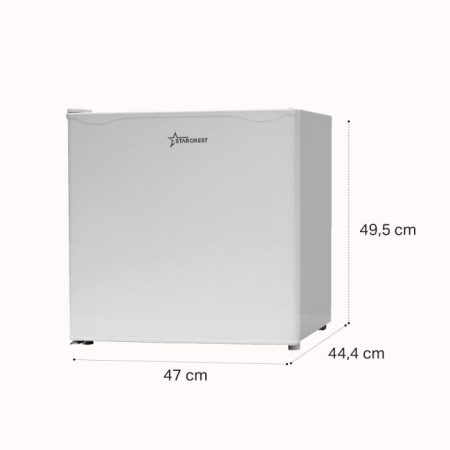 STARCREST Minibar Refrigerator SMB-46WHE, 46 L, Energy Class E, Height 49.5 cm, White [2]