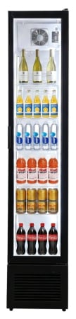 Large Appliances - Starcrest Professional Refrigerated Display Case SPS-150BK, 150 L, Temperature Display, Digital Control Panel, LED Lighting, Height 188 cm