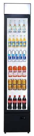 STARCREST Professional refrigerated display case SPS-150DC, 150 L, Lightbox, Temperature display, Digital control panel, LED lighting, H 188 cm [0]