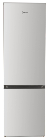 Combi Refrigerator-Freezers - STARCREST SC-268IX-E Refrigerator-Freezer, 268 L, Energy Class E, Less Frost, Adjustable Thermostat, LED Lighting, Fingerprint-Resistant Stainless Steel Finish, Adjustable Feet, Reversible Doors, 178