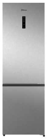 Refrigeration Appliances - STARCREST SCN-405D-IX fridge freezer, 405 L, Total No Frost, Energy Class E, Digital display, LED lighting, Anti-fingerprint stainless steel surface, Reversible doors, Height 185.5 cm, Stainless steel