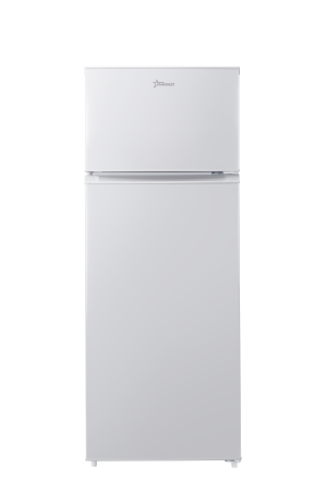 Large Appliances - STARCREST SF-210WH-E 2-door refrigerator, 210 L, Energy Class E, LED lighting, Adjustable thermostat, Reversible doors, Height 143 cm, White