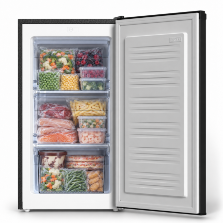 STARCREST SUF-63BK Freezer, Class E, 63 L Capacity, 3 Drawers, H 82.5 cm, Black [1]
