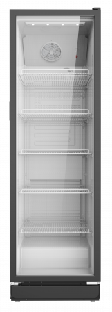 Vitrina frigorifica profesionala STARCREST SPS-350, 350 L, Termostat reglabil, Iluminare LED, H 194.5 cm, Negru [7]