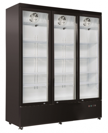 Refrigeration Appliances - STARCREST Professional Refrigerated Display Case SPS-3D1298, 1230 L, 0-10℃, Temperature Display, Digital Control Panel, LED Lighting, H 212 cm