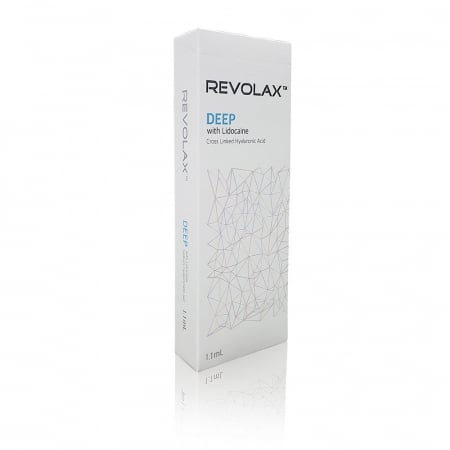 Tratamente si seruri pentru ten - Acid Hialuronic REVOLAX Deep cu Lidocaine - 1 x 1,1 ml