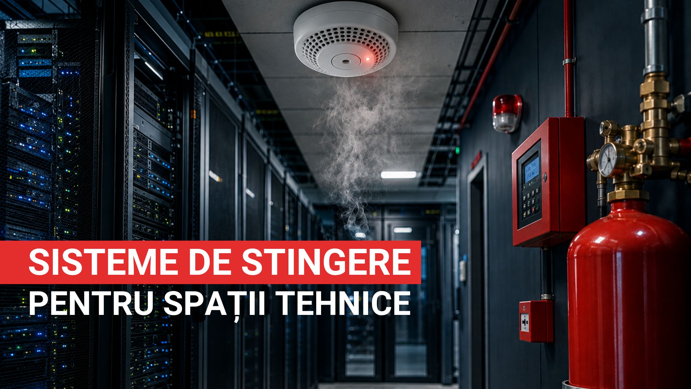 Sisteme de stingere pentru spații tehnice