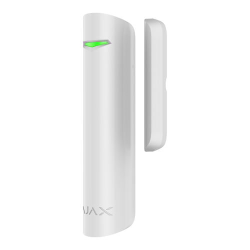 Contact magnetic wireless pentru ușă și fereastră, senzor deschidere cu intrare NC pentru detector extern, 1200 m radio, AJAX DoorProtect Jeweller [5]
