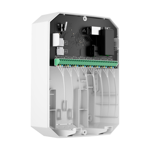 Centrală alarmă Ethernet și 2×SIM 2G, suport dispozitive cablate și wireless, verificare foto alarmă, 100 dispozitive, 2000 m radio, AJAX Hub Hybrid (2G) [2]