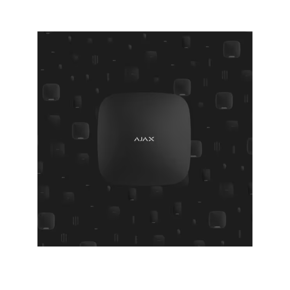 Centrală alarmă wireless IP, Ethernet, Wi-Fi și 2×SIM 2G/3G, suport 150 dispozitive, 25 partiții, comunicare radio 2000 m, AJAX Hub Plus alb [6]