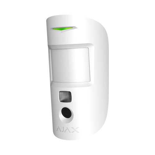 Detector de mișcare wireless PIR cu cameră Photo on Demand, 12 m, imunitate animale, 1700 m radio, Ajax MotionCam (PhOD)  [2]