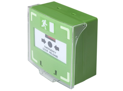 Antiefractie - BUTON APLICABIL PENTRU IESIRE URGENTA, VERDE