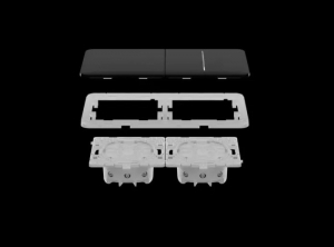 BUTON NEGRU LATERAL PENTRU LIGHTSWITCH COMBINAT [2]
