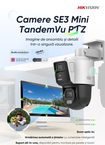 CAMERA IP TANDEMVU, 4MP, IR 40M, ZOOM 4X [1]