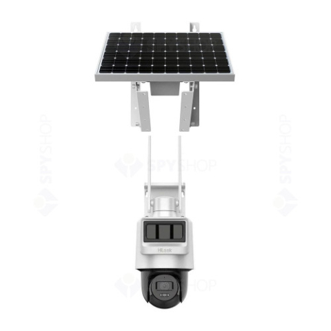 Camera PT IP 4G LTE, 2MP, 2.8mm, IR 30m, PIR+Radar, Panou solar + Acumulator lithium 50.76Wh [1]