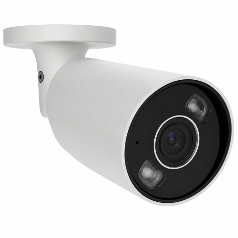 Supraveghere video - Cameră IP bullet AJAX BulletCam HL 5MP cu lumină albă și IR