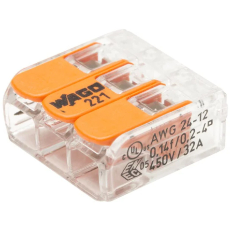 Accesorii Supraveghere - Clema Wago 3 X 0.5-4