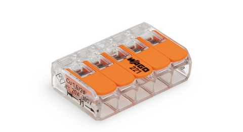 Accesorii Supraveghere - Clema Wago 5 x 0.5-4