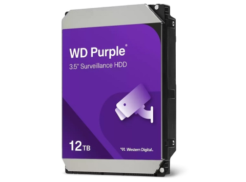 Accesorii Supraveghere - HDD 12TB WESTERN DIGITAL, SERIA PURPLE