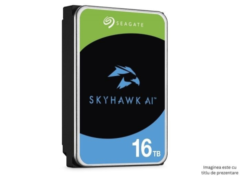 Supraveghere video IP - HDD 16TB SEAGATE SKYHAWK ARTIFICIAL INTELLIGENCE