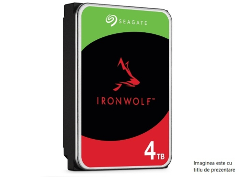 Accesorii Supraveghere - HDD 4TB SEAGATE, SERIA IRONWOLF