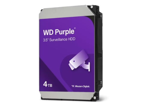 Accesorii Supraveghere - HDD 4TB WESTERN DIGITAL, SERIA PURPLE