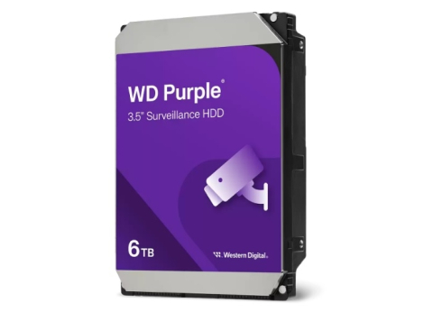 Accesorii Supraveghere - HDD 6TB WESTERN DIGITAL, SERIA PURPLE
