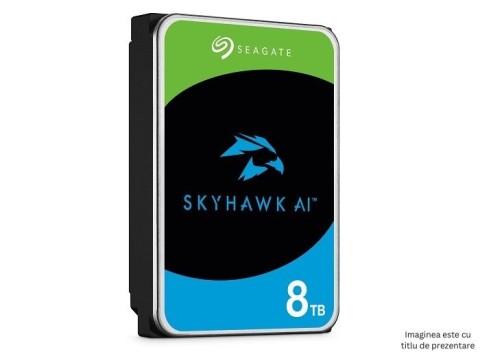 Accesorii Supraveghere - HDD 8TB SEAGATE SKYHAWK ARTIFICIAL INTELLIGENCE