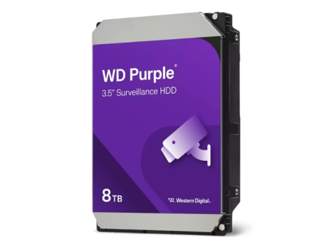 Supraveghere video IP - HDD 8TB WESTERN DIGITAL, SERIA PURPLE