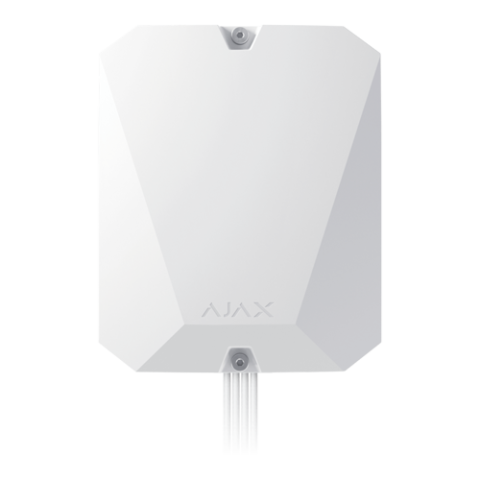 Centrală alarmă Ethernet și 2×SIM 2G, suport dispozitive cablate și wireless, verificare foto alarmă, 100 dispozitive, 2000 m radio, AJAX Hub Hybrid (2G)