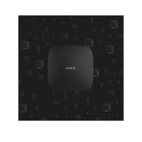 Centrală alarmă wireless IP, Ethernet, Wi-Fi și 2×SIM 2G/3G, suport 150 dispozitive, 25 partiții, comunicare radio 2000 m, AJAX Hub Plus alb [5]