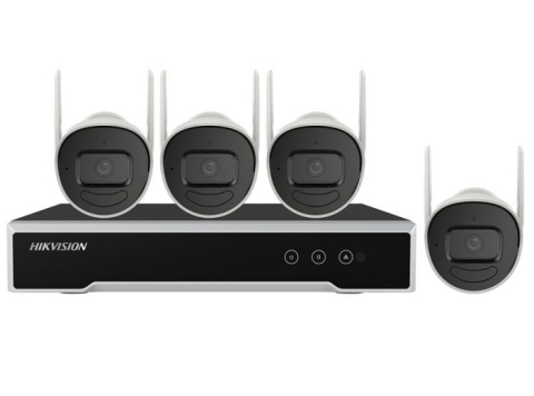 Camere Supraveghere - KIT WIFI, 1 NVR 4 CH + 4 CAMERE 4MP + 1 HDD 1TB
