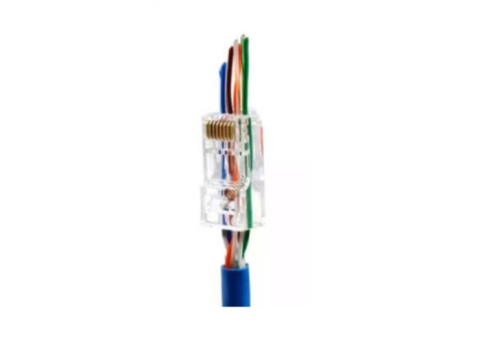 Accesorii Supraveghere - Mufa EZ UTP CAT6E RJ45 pentru cablu neecranat 1.1mm