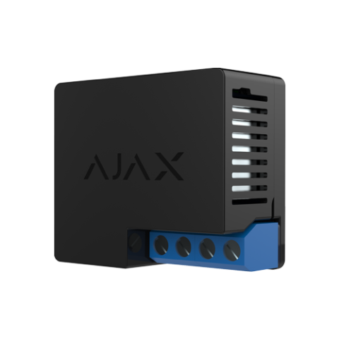 Module Comanda - Releu wireless cu contact uscat NO/NC pentru automatizări, alimentare 7-24V, control echipamente, 1000 m radio, AJAX Relay Jeweller