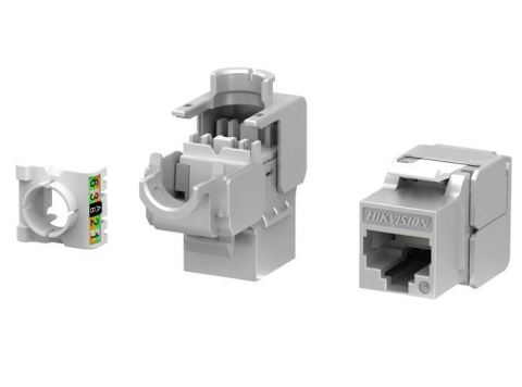 Accesorii Supraveghere - SET 50 MUFE KEYSTONE CAT6 180 GRADE,ARGINTII