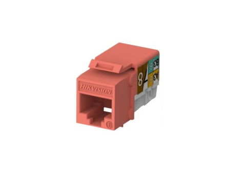 Accesorii Supraveghere - SET 50 MUFE KEYSTONE CAT6 CU PUNCH DOWN,PORTOCALII