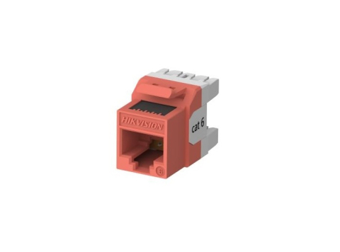 Accesorii Supraveghere - SET 50 MUFE KEYSTONE CAT6 CU PUNCH DOWN,PORTOCALII