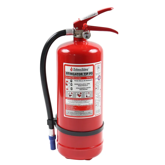 Produse PSI - Stingator cu pulbere P3 3kg clase ABC