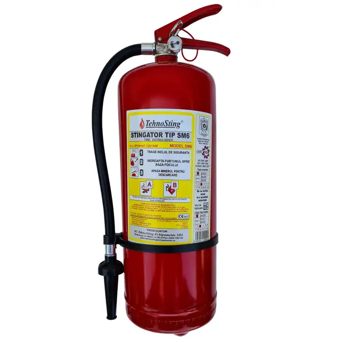 Produse PSI - Stingator cu spumant SM6 6 litri clase AB