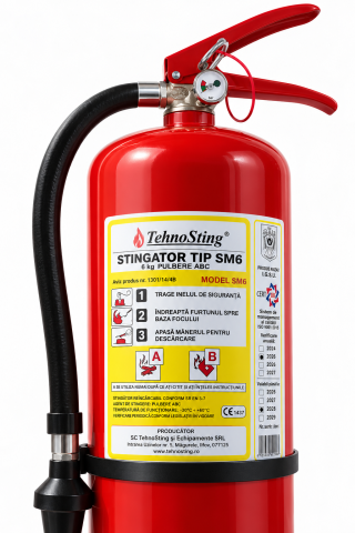 Stingător cu spumă SM6 (6 l) – clase A, B [1]