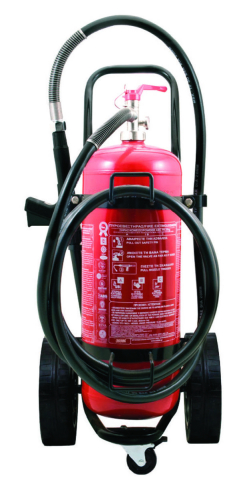 Stingător cu pulbere ABC troliu 100Kg Mobiak MBK10-1000PA-H1B