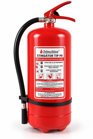 Produse PSI - Stingator cu pulbere P6 6kg clase ABC