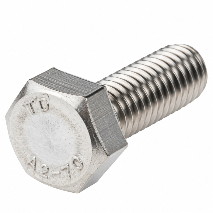 Șurub hexagonal M10x25 mm din inox pentru sisteme fotovoltaice [2]