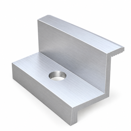 Sisteme de Fixare - Clemă de capăt pentru panouri fotovoltaice 30 mm din aluminiu