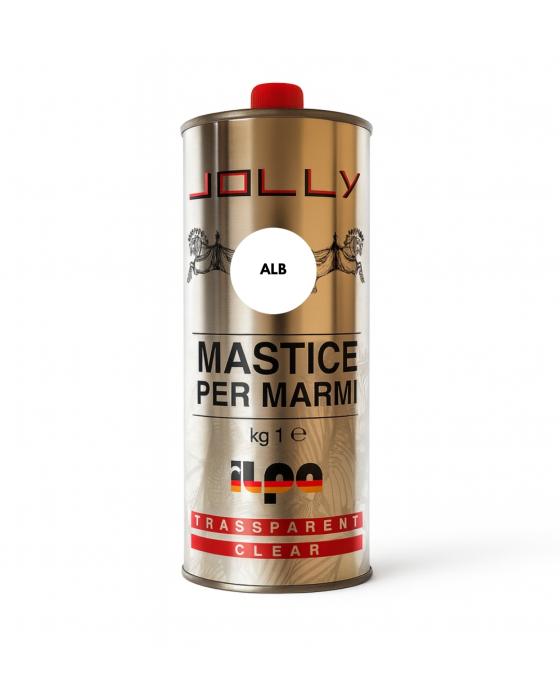 Adeziv Mastic Lichid Alb Pentru Marmura, Granit, Travertin si Piatra Naturala – Ilpa Jolly Bianco Liquido 0.75L cu Catalizator [1]